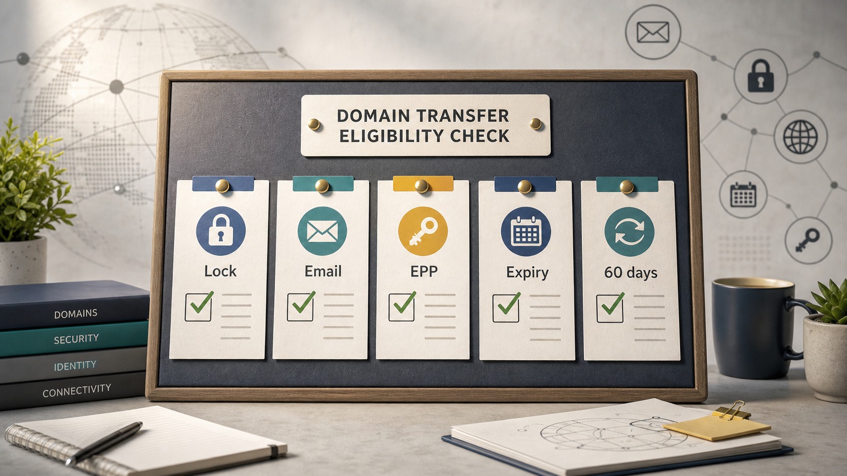 domain transfer eligibility checks for lock status and authorization code