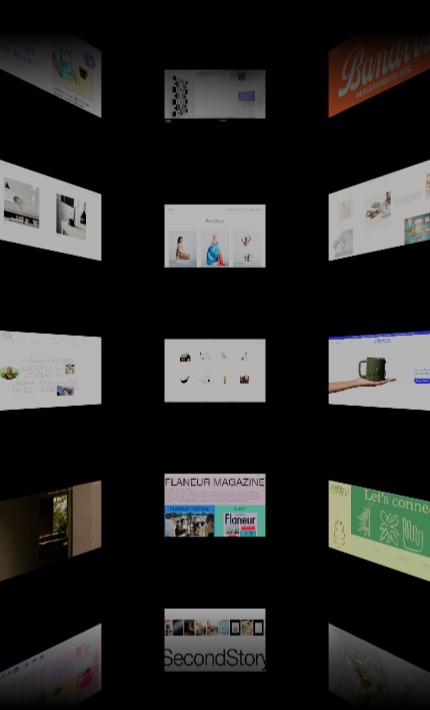Squarespace showcase grid